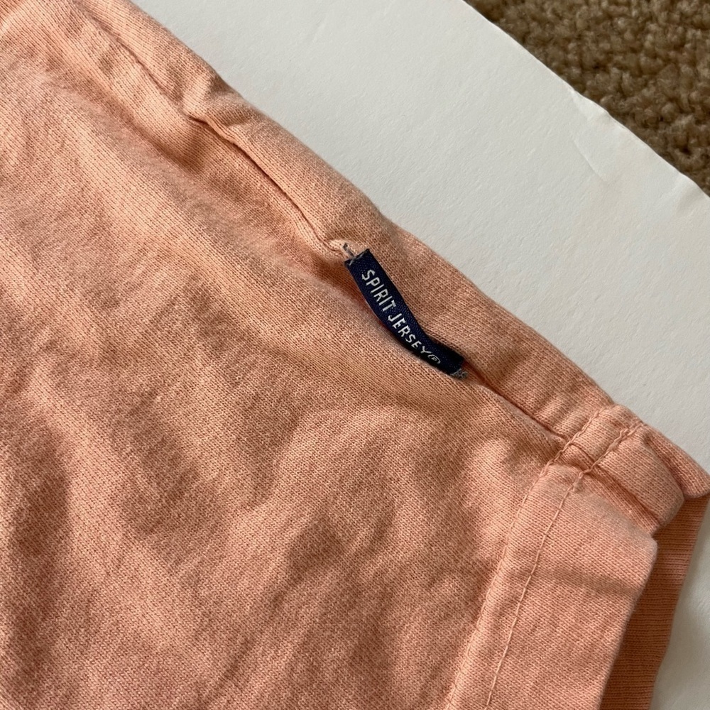 Disney World Spirit Jersey Glitter Puff Long Sleeve Size Large Peach Gold - Picture 9 of 13